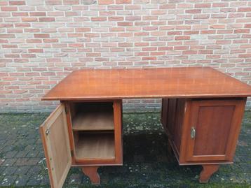 Vintage eiken bureau
