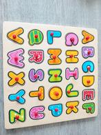 Alfabet inlegpuzzel, 10 tot 50 stukjes, Van hout, Ophalen of Verzenden, 6 maanden tot 2 jaar