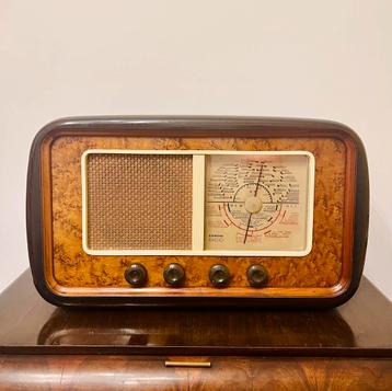 RADIO À TUBE ITALIENNE VINTAGE SIEMENS S530 MILAN 1950
