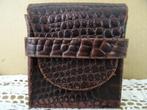 Antiek krokodillenleren sigarettentasje krokodillenleer 1930, Ophalen of Verzenden