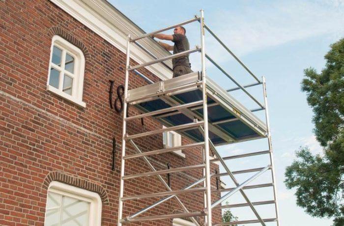 rolstelling / rolsteiger te huur, Doe-het-zelf en Bouw, Steigers, Ophalen