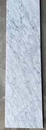 Carrara marmer tablet: 106 cm x 20 cm x 2 cm, Doe-het-zelf en Bouw, Tegels, Ophalen, 60 cm of meer, Overige typen, Zo goed als nieuw