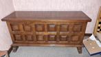 Zware vintage houten opbergkist, Ophalen, Zo goed als nieuw