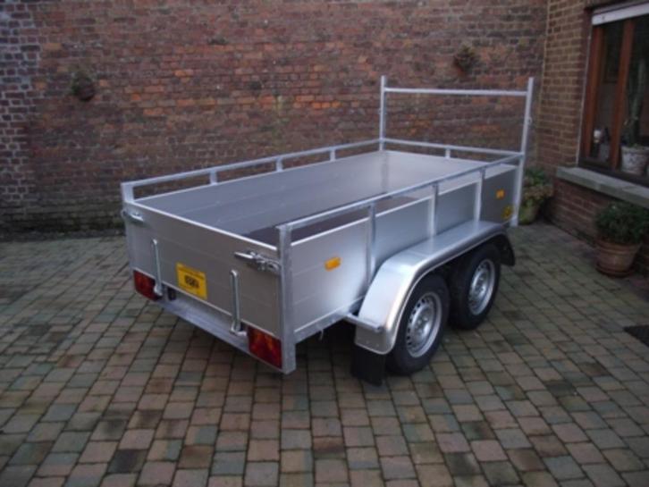Bak aanhangwagens, nieuw, ongeremd en geremd, 9300 Aalst, Auto diversen, Aanhangers en Bagagewagens, Nieuw, Ophalen