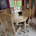 TABLE SALLE A MANGER, Comme neuf, 100 à 150 cm, Autres matériaux, Ovale