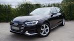 Audi A4 35 TFSI Advanced S-tronic Leder Navi Cam 12m Gar, 4 cilinders, 1984 cc, A4, Zwart