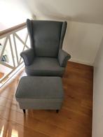 Fauteuils met voetenbankje, Huis en Inrichting, Ophalen, Zo goed als nieuw, Stof