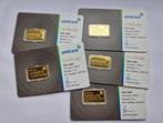 5 lingots d'or Umicore de 2,5 grammes, Enlèvement ou Envoi, Or