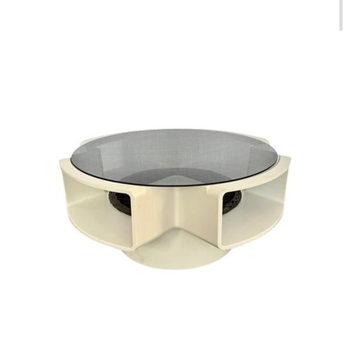 Curver Space Age salontafel, Huis en Inrichting, Tafels | Salontafels, Gebruikt, Minder dan 50 cm, 50 tot 100 cm, 50 tot 100 cm