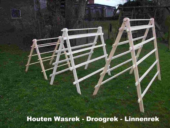 Grenen houten Wasrek - Droogrek - Linnenrek, Tuin en Terras, Droogmolens en Wasrekken, Nieuw, Overige typen, Ophalen of Verzenden