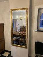 Antieke vintage gouden schouwspiegel, Antiek en Kunst, Ophalen, Rechthoekig, 50 tot 100 cm, 150 tot 200 cm