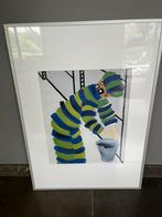 Roger Raveel - man met emmer (offset), Ophalen