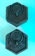Vintage massief messing gewicht 5 KG, Ophalen of Verzenden