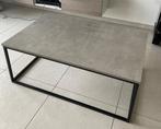 Salontafel en bijzettafel marmerlook, Huis en Inrichting, Ophalen, Zo goed als nieuw, Metaal