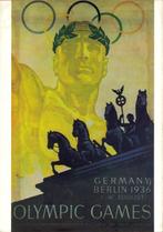 Olympische Spelen Berlin 1936 kleine poster 21 x 29 cm, Verzamelen, Ophalen, A4 of kleiner, Sport, Rechthoekig Staand