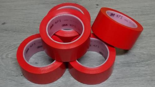 3M Vinyl Tape - 3M471 Rood of Geel - 50mm x 33m, Doe-het-zelf en Bouw, IJzerwaren en Bevestigingsmiddelen, Nieuw, Overige typen