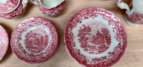 Zesdelig servies Ridgway roos, Antiek en Kunst, Antiek | Servies los, Ophalen