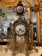 Brons met Limoges porselein 52 cm hoog, Antiek en Kunst, Ophalen