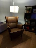 Strandmon oorfauteuil Järstad bruin, Maison & Meubles, Fauteuils, Enlèvement, Comme neuf, 75 à 100 cm, 75 à 100 cm