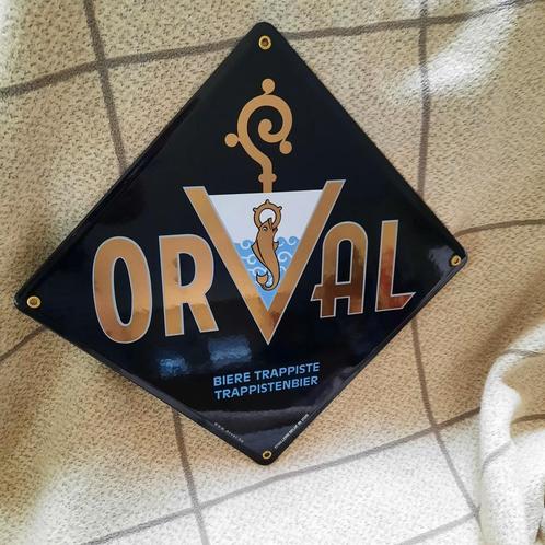 Orval emaillebord, Verzamelen, Merken en Reclamevoorwerpen, Nieuw, Ophalen of Verzenden