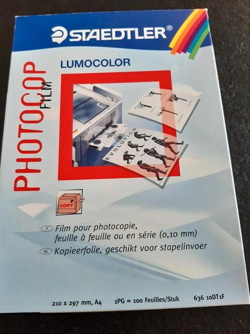 staedtler kopieerfolie 100stuks A4, Audio, Tv en Foto, Fotografie | Fotopapier, Zo goed als nieuw, Ophalen