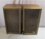 2 Retro Houten Luidsprekers - Dynamic Pearl, Audio, Tv en Foto, Luidsprekerboxen, Ophalen of Verzenden, Zo goed als nieuw, Front, Rear of Stereo speakers