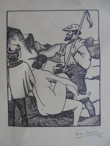Marc Eemans  1907 - 1998  Litho  beschikbaar voor biedingen