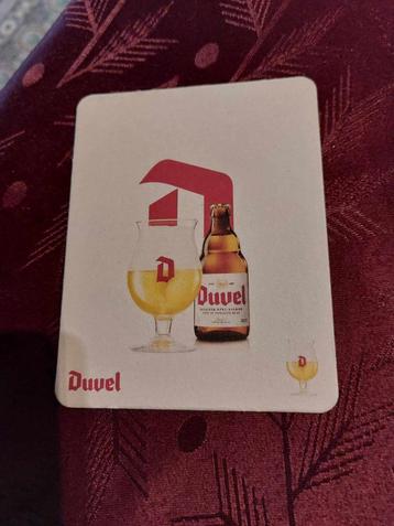 Bierkaartje (viltje) / Duvel beschikbaar voor biedingen