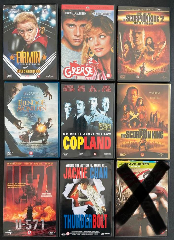 Verschillende DVD’s - 76/1, CD & DVD, DVD | Action, Utilisé, Autres genres, À partir de 12 ans, Enlèvement ou Envoi