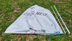 Optimist zeil compleet met spriet, mast, giek 2828, Watersport en Boten, Ophalen, Gebruikt, Tuigage en Masten