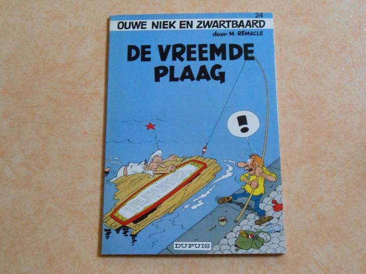 Ouwe Niek en Zwartbaard 24 De vreemde plaag 1982 1 ste druk., Boeken, Stripverhalen, Nieuw, Eén stripboek, Ophalen of Verzenden