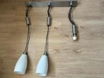 Hanglamp met 3 slingers apart in hoogte verstelbaar, Ophalen of Verzenden, Zo goed als nieuw, Glas, Modern