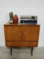 Vintage midcentury ladekast | platenspelermeubel, Huis en Inrichting, Ophalen, Zo goed als nieuw