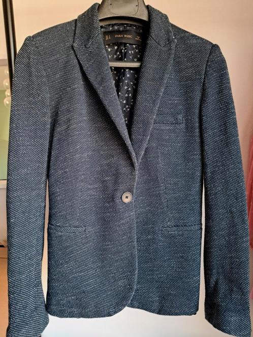 Blazer Zara M, Kleding | Dames, Jasjes, Kostuums en Pakken, Gedragen, Jasje, Maat 38/40 (M), Blauw, Ophalen of Verzenden