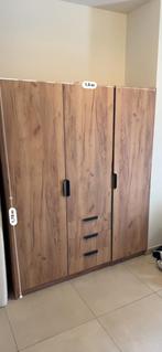 Kleerkast Jysk JENSLEV 144x176 3 deuren 3 lades eiken, Huis en Inrichting, Kasten | Kleerkasten, Ophalen, 100 tot 150 cm, Zo goed als nieuw