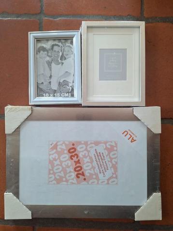 3 fotolijsten nog ingepakt. beschikbaar voor biedingen