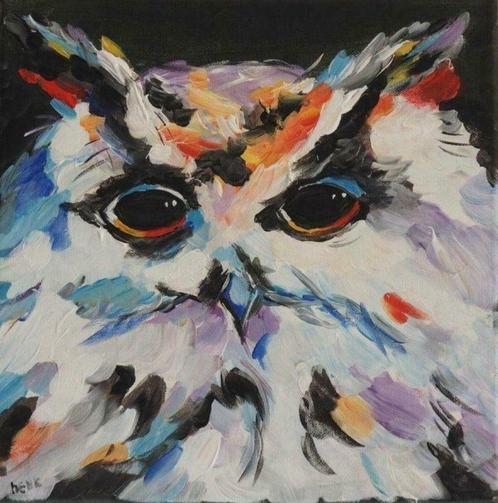 Henk van der Goot, 'Owl be there', Antiek en Kunst, Kunst | Schilderijen | Modern, Ophalen of Verzenden