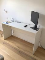Bureau Wit, Huis en Inrichting, Bureaus, Ophalen, Zo goed als nieuw, Bureau