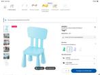 kindertafel en kinderstoel ikea, Kinderen en Baby's, Kinderkamer | Tafels en Stoelen, Ophalen, Zo goed als nieuw, Tafel(s) en Stoel(en)