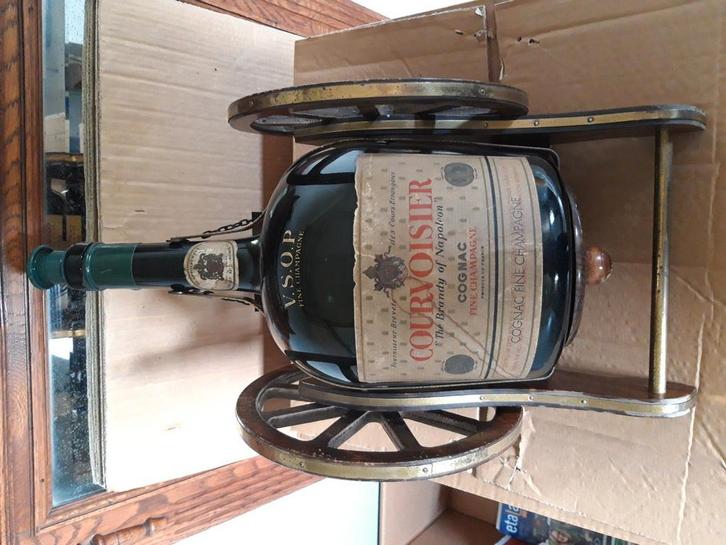 Courvoisier magnum cognacfles, Verzamelen, Merken en Reclamevoorwerpen, Ophalen of Verzenden