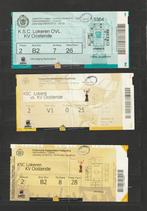 Lokeren - KV Oostende : 6 tickets différents (2015-2018), Collections, Autres types, Utilisé, Enlèvement ou Envoi