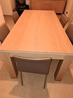 Tafel 2m op 1m, Huis en Inrichting, Tafels | Eettafels, Ophalen, Gebruikt, 100 tot 150 cm, Eikenhout