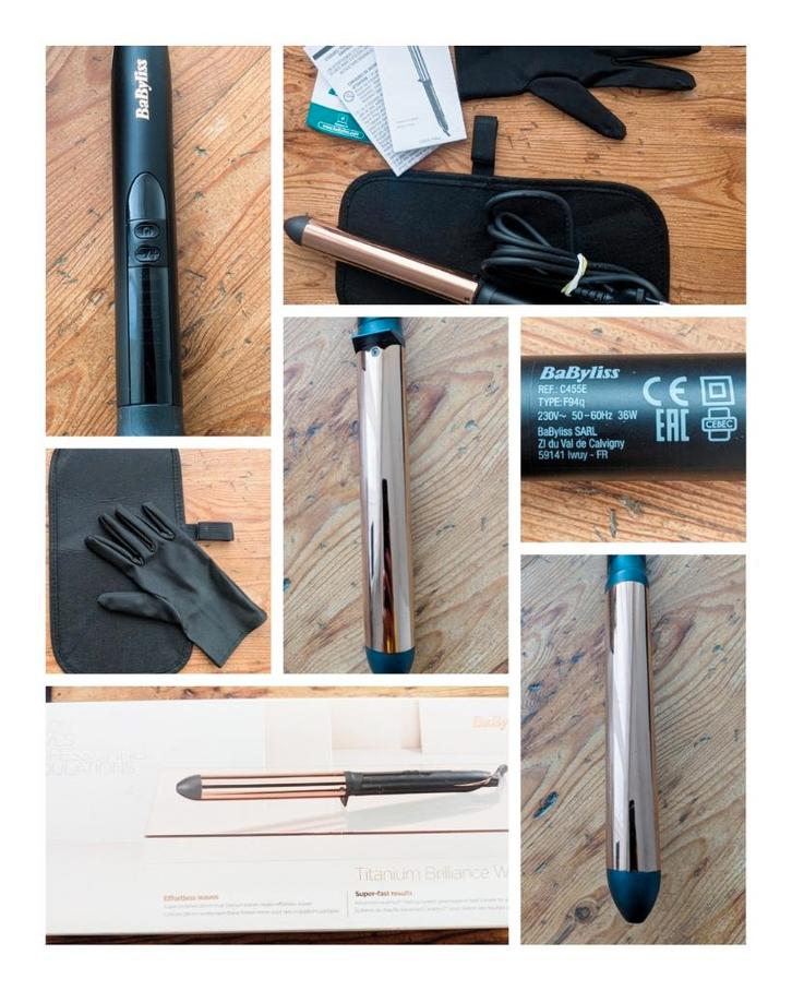 Nieuw BaByliss C455E Titanium Brilliance - Lange kruller, Elektronische apparatuur, Persoonlijke Verzorgingsapparatuur, Nieuw