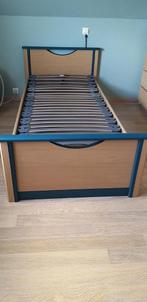1 persoons bed, Huis en Inrichting, Slaapkamer | Bedden, Ophalen, 90 cm, Eenpersoons, Bruin