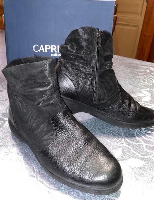 Caprice enkellaarsjes mt 41 H-breedte, Kleding | Dames, Schoenen, Zo goed als nieuw, Zwart, Ophalen of Verzenden