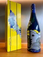 Rare champagne Taittinger collection 1985 Roy Lichtenstein, Ophalen of Verzenden