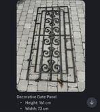 Smeedijzeren tuinpoort, Ophalen