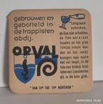Een oude bierviltje van ORVAL., Verzamelen, Biermerken, Viltje(s), Overige merken, Gebruikt, Ophalen of Verzenden