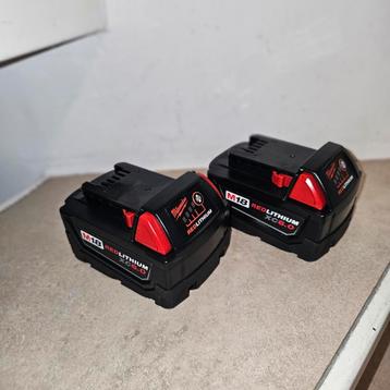 Milwaukee M18 6,0 Ah Accu's 2X  4932451244 beschikbaar voor biedingen