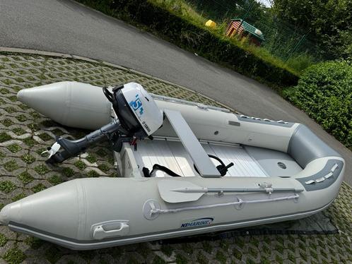 Bateau pneumatique Nimarine 390 Yamaha 5cv 4t, Watersport en Boten, Rubberboten, Zo goed als nieuw, Yamaha, Aluminium